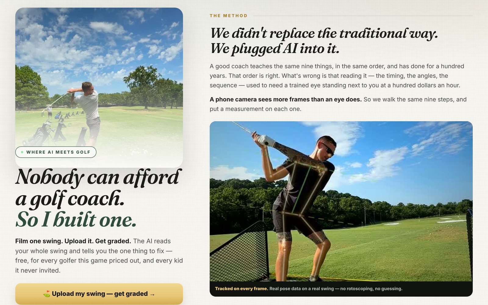 Better Every Bucket — golf app and website